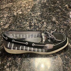 Sperry Black and Gray Loafers